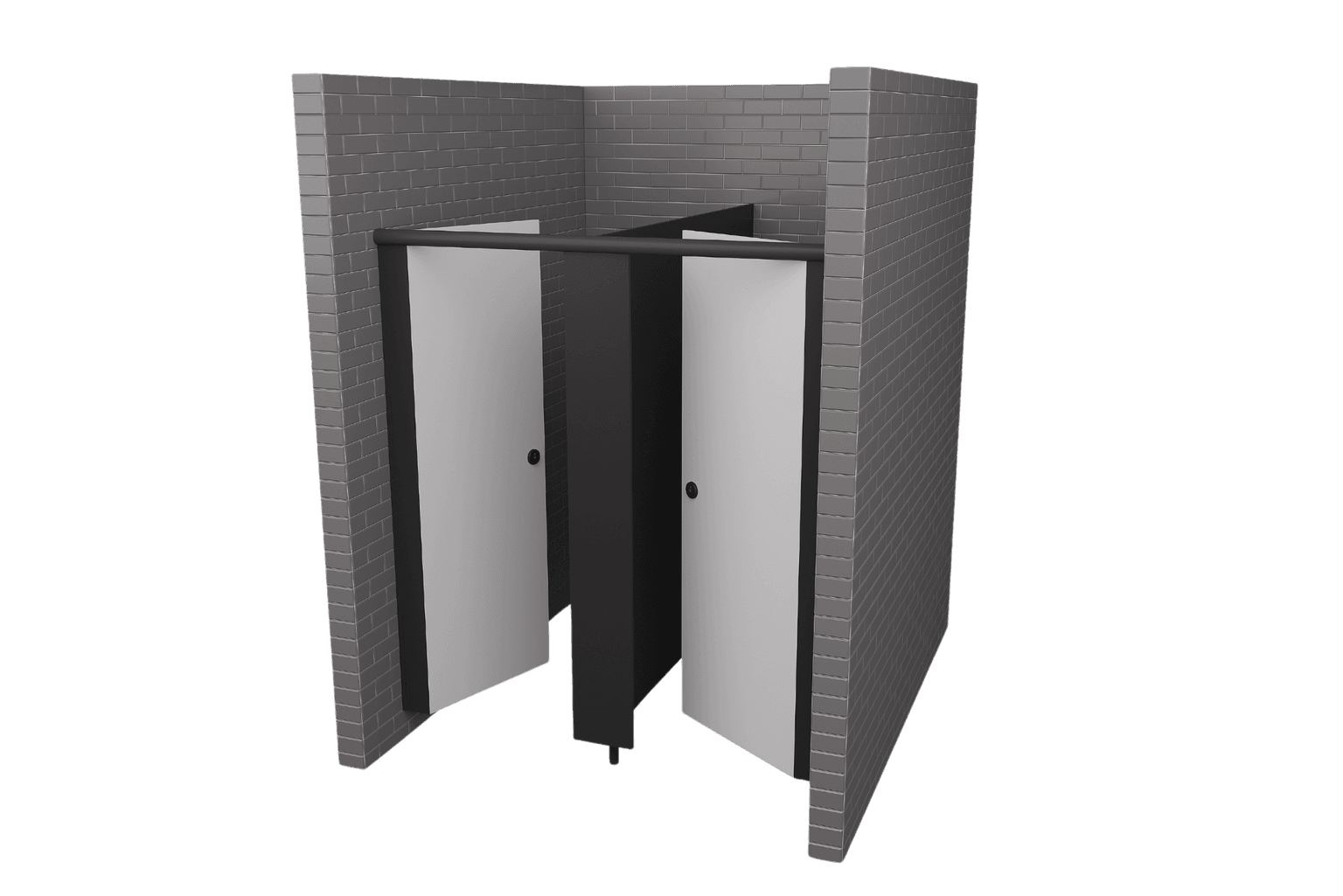 Double Enclosed - Wall Hung Doors