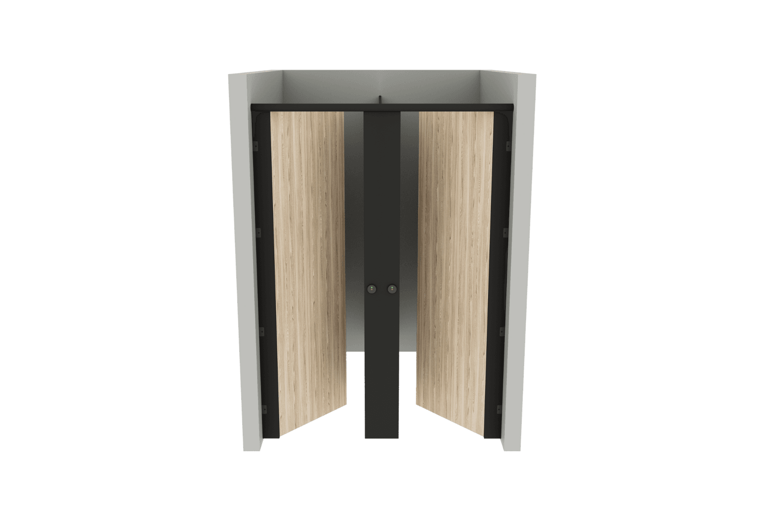 Double Enclosed - Wall Hung Doors - MFC