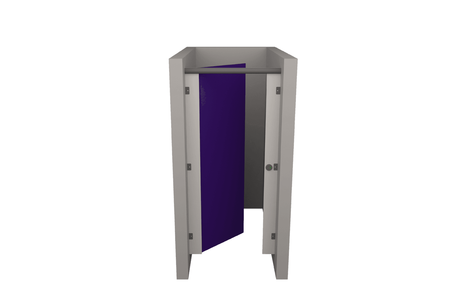 Colours - Left Hand Single Enclosed - Toilet Cubicles Online