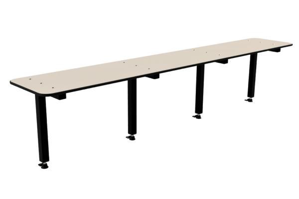 Wall Mounted Bench -Light Grey